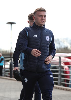 180323 - Rotherham United v Cardiff City - Sky Bet Championship - Cardiff players arrive at The New York Stadium