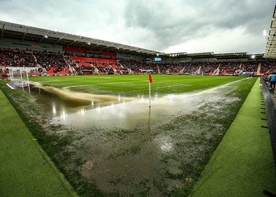 180323 - Rotherham United v Cardiff City - Sky Bet Championship - The match is postponed after a heavy downpour 