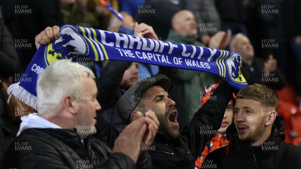 270423 - Rotherham v Cardiff - Sky Bet Championship - Fans at the end of the match