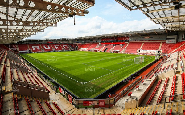 150423 - Rotherham United v Luton Town - Sky Bet Championship - A general view of New York Stadium before kick off
