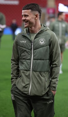 201026 - Rotherham United v Newport County - Sky Bet League 2 - Kieron Evans of Newport