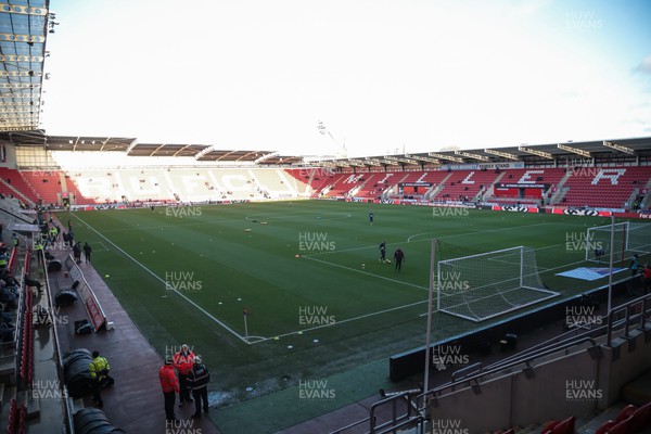 091223 - Rotherham United v Swansea City - Sky Bet Championship - A general view of the AESSEAL New York Stadium