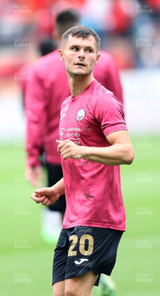 300722 - Rotherham United v Swansea City - Sky Bet Championship - Liam Cullen  of Swansea
