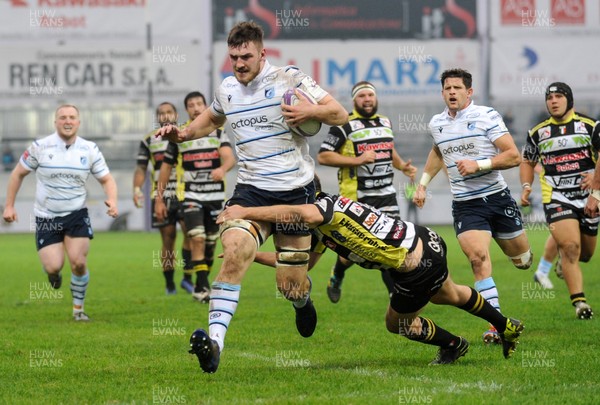 161119 - Rugby Calvisano v Cardiff Blues - European Challenge Cup -  James Ratti of Blues 