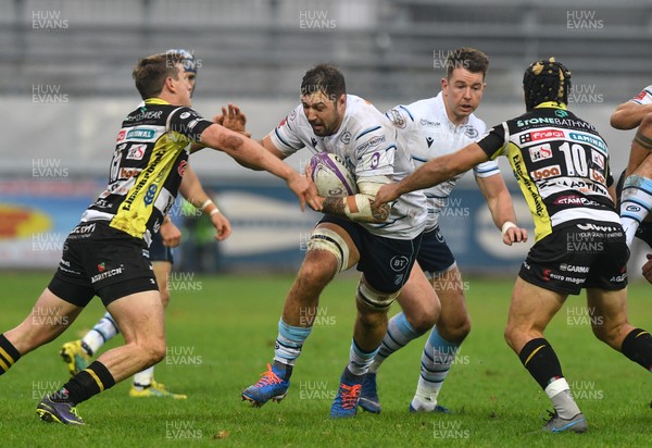 161119 - Rugby Calvisano v Cardiff Blues - European Challenge Cup -  Josh Turnbull of Blues 