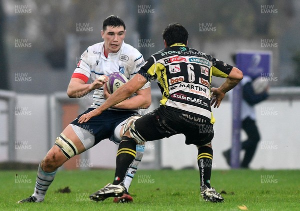 161119 - Rugby Calvisano v Cardiff Blues - European Challenge Cup -  Seb Davies of Blues 