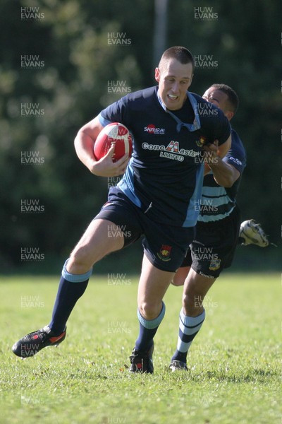 12.09.09 Rumney RFC. v. Ystrad Rhondda RFC. Swalec League Division 1 East -    Rumney(Blue hoops) play host to Ystrad Rhondda in the Swalec Division 1 East. 