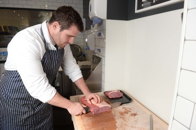 Ryan Bevington Opens Porthcawl Butchers 031215