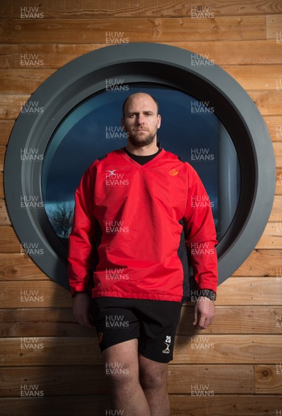 040117 - Rynard Landman of the Newport Gwent Dragons at the clubs training base in Ystrad Mynach