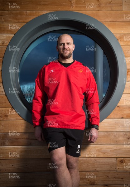 040117 - Rynard Landman of the Newport Gwent Dragons at the clubs training base in Ystrad Mynach