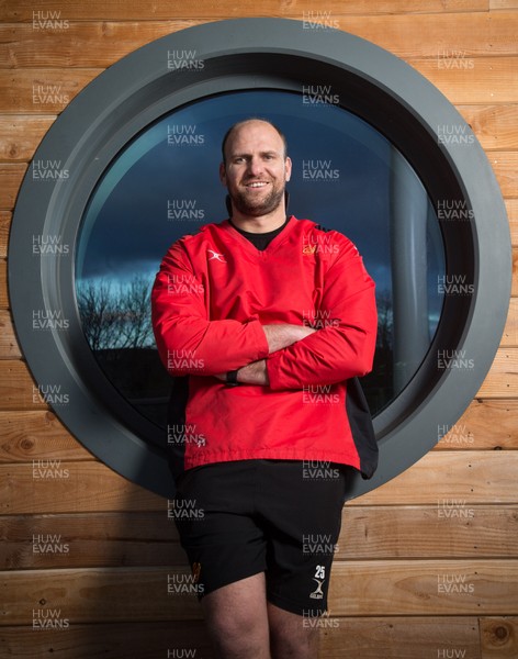 040117 - Rynard Landman of the Newport Gwent Dragons at the clubs training base in Ystrad Mynach