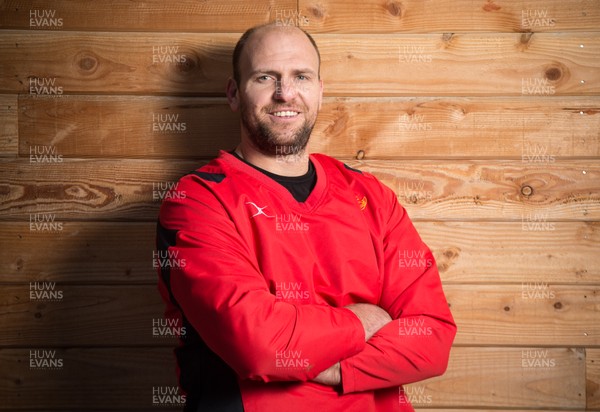 040117 - Rynard Landman of the Newport Gwent Dragons at the clubs training base in Ystrad Mynach