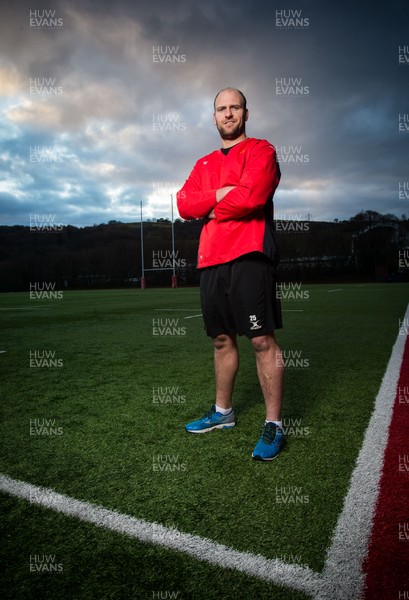 040117 - Rynard Landman of the Newport Gwent Dragons at the clubs training base in Ystrad Mynach