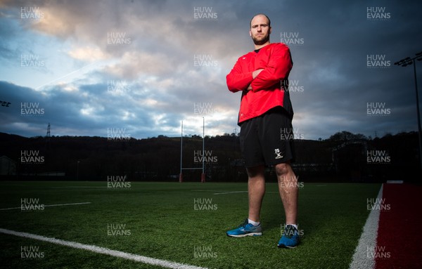 040117 - Rynard Landman of the Newport Gwent Dragons at the clubs training base in Ystrad Mynach