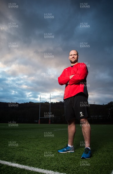 040117 - Rynard Landman of the Newport Gwent Dragons at the clubs training base in Ystrad Mynach