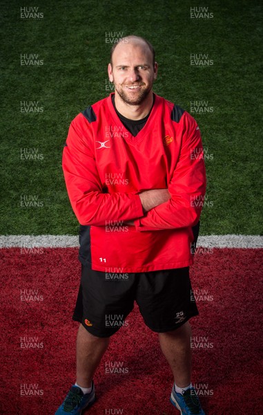 040117 - Rynard Landman of the Newport Gwent Dragons at the clubs training base in Ystrad Mynach