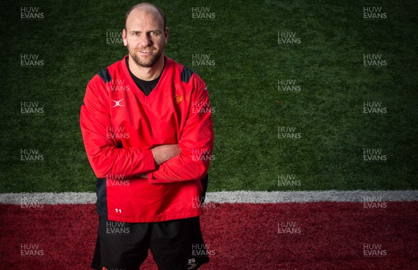 040117 - Rynard Landman of the Newport Gwent Dragons at the clubs training base in Ystrad Mynach