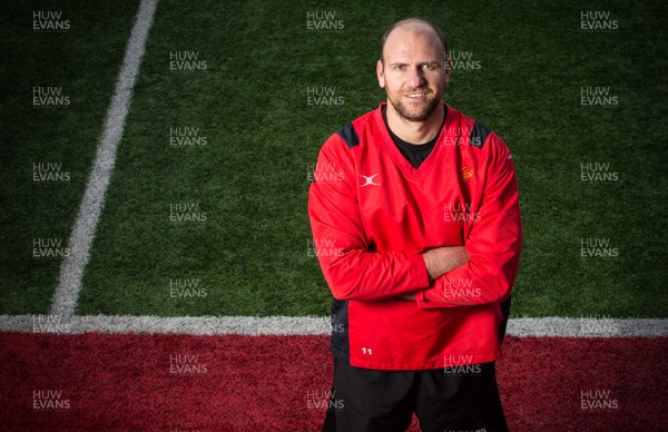 040117 - Rynard Landman of the Newport Gwent Dragons at the clubs training base in Ystrad Mynach