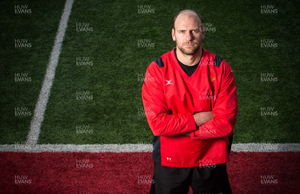 040117 - Rynard Landman of the Newport Gwent Dragons at the clubs training base in Ystrad Mynach