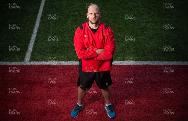 040117 - Rynard Landman of the Newport Gwent Dragons at the clubs training base in Ystrad Mynach