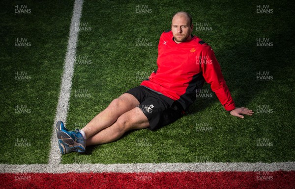 040117 - Rynard Landman of the Newport Gwent Dragons at the clubs training base in Ystrad Mynach