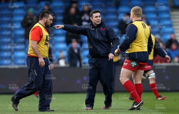 210117 - Sale Sharks v Scarlets - European Rugby Champions Cup - Scarlets Coach Stephen Jones by Chris Fairweather/Huw Evans Agency