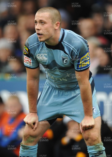 03.10.08 - Sale Sharks v Cardiff Blues - EDF Energy Cup - Cardiff's Richie Rees. 