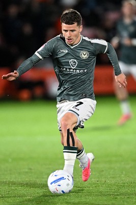 010926 - Salford City v Newport County - Sky Bet League 2 - Kieron Evans of Newport County