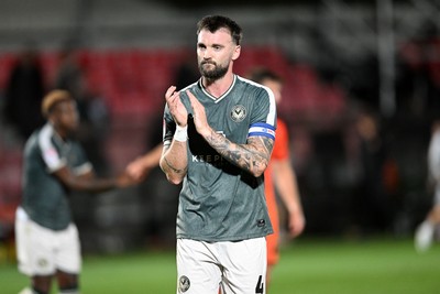 010926 - Salford City v Newport County - Sky Bet League 2 - Kyle Cameron of Newport County at full time