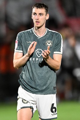 010926 - Salford City v Newport County - Sky Bet League 2 - Dejected Ciaran Brennan of Newport County at full time