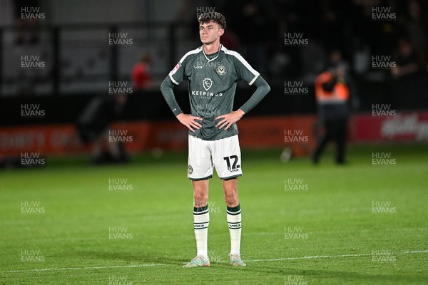 010926 - Salford City v Newport County - Sky Bet League 2 - Dejected Joe Thomas of Newport County