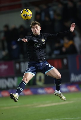 170226 - Salford City v Newport County - Sky Bet League 2 - Lewis Jamieson of Newport