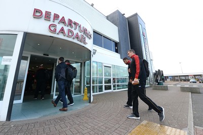 180718 - Sam Warburton today announced his retired from rugby Capped 74 times by Wales and a further five by the British & Irish Lions, Warburton led his country for a record 49 times  160317 - Wales Rugby Team Travel to Paris - Sam Warburton and Taulupe Faletau arrive at Cardiff Airport as the team to depart for Paris