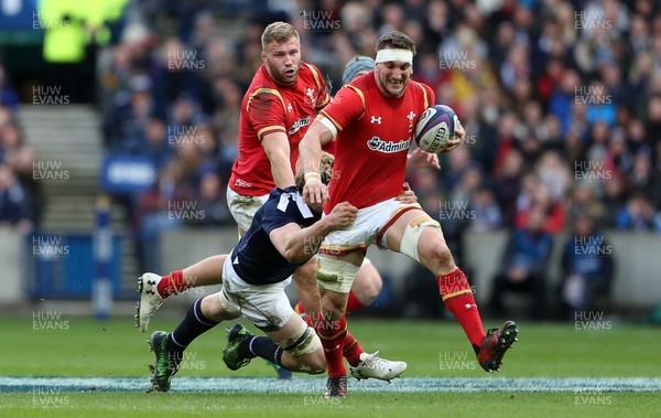 180718 - Sam Warburton today announced his retired from rugby Capped 74 times by Wales and a further five by the British & Irish Lions, Warburton led his country for a record 49 times  250217 - Scotland v Wales - RBS 6 Nations Championship - Sam Warburton of Wales is tackled by Richie Gray of Scotland