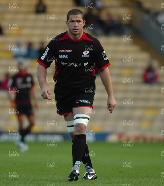 08.10.06 - Saracens v Cardiff Blues - EDF Energy Cup - Saracens Andy Farrell in action against the Cardiff Blues 