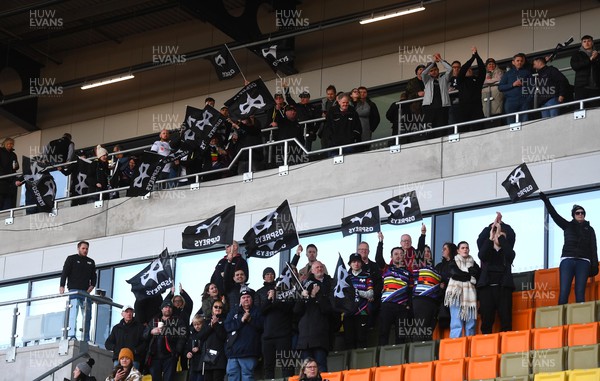 020423 - Saracens v Ospreys - European Rugby Champions Cup - Ospreys supporters