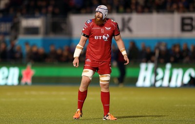 221016 - Saracens v Scarlets - European Rugby Champions Cup - Jake Ball of Scarlets