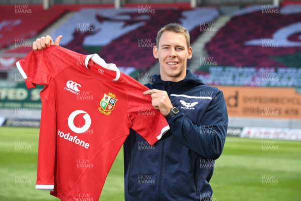 060521 - Scarlets British & Irish Lions - Liam Williams of Scarlets and Wales after being named in the British & Irish Lions squad to tour South Africa this summer