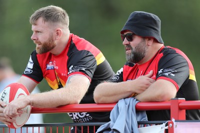 060925 - Scarlets Preseason Friendlies - Scarlets play preseason friendlies v Regional SRC Clubs Llandovery RFC and Carmarthen Quins RFC - Tom Phillips and Peter Edwards Carmarthen Quins Coaches     