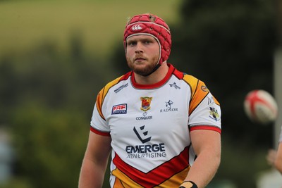 060925 - Scarlets Preseason Friendlies - Scarlets play preseason friendlies v Regional SRC Clubs Llandovery RFC and Carmarthen Quins RFC - Lewis Morgan of Carmarthen Quins  