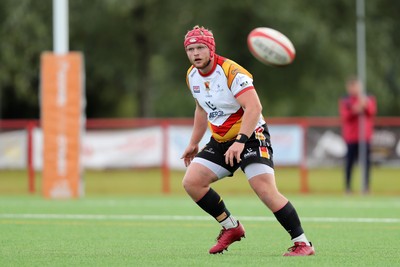 060925 - Scarlets Preseason Friendlies - Scarlets play preseason friendlies v Regional SRC Clubs Llandovery RFC and Carmarthen Quins RFC - Lewis Morgan of Carmarthen Quins   