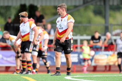 060925 - Scarlets Preseason Friendlies - Scarlets play preseason friendlies v Regional SRC Clubs Llandovery RFC and Carmarthen Quins RFC - Steff Evans of Carmarthen Quins  