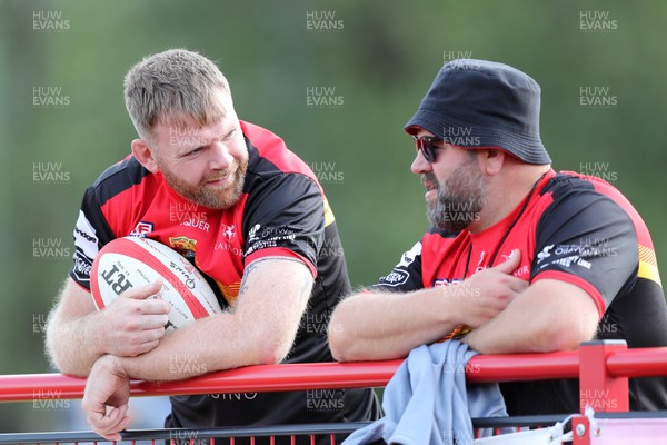 060925 - Scarlets Preseason Friendlies - Scarlets play preseason friendlies v Regional SRC Clubs Llandovery RFC and Carmarthen Quins RFC - Tom Phillips and Peter Edwards Carmarthen Quins Coaches   