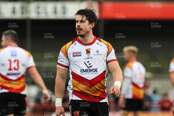 060925 - Scarlets Preseason Friendlies - Scarlets play preseason friendlies v Regional SRC Clubs Llandovery RFC and Carmarthen Quins RFC - Rhodri Davies of Carmarthen Quins   