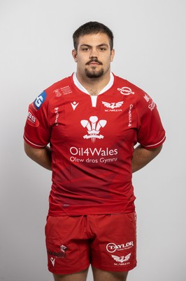 150921 - Scarlets Rugby Squad Headshots - Dom Booth