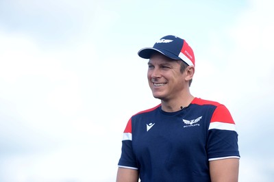 050819 - Scarlets Rugby Training - Brad Mooar during training