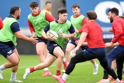 290525 - Scarlets Training - Scarlets train ahead of their trip to Dublin as they face Leinster in the United Rugby Championship Quarter Final