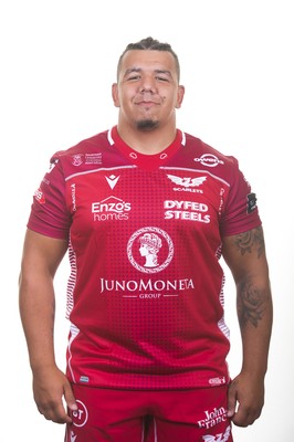 130819 - Scarlets Rugby Squad - Javan Sebastian