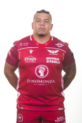 130819 - Scarlets Rugby Squad - Javan Sebastian