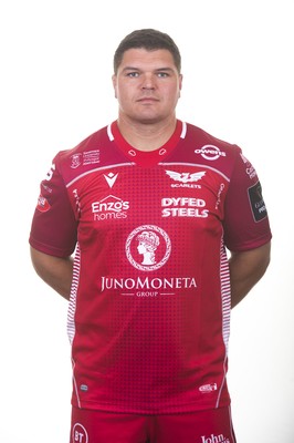 130819 - Scarlets Rugby Squad - Werner Kruger